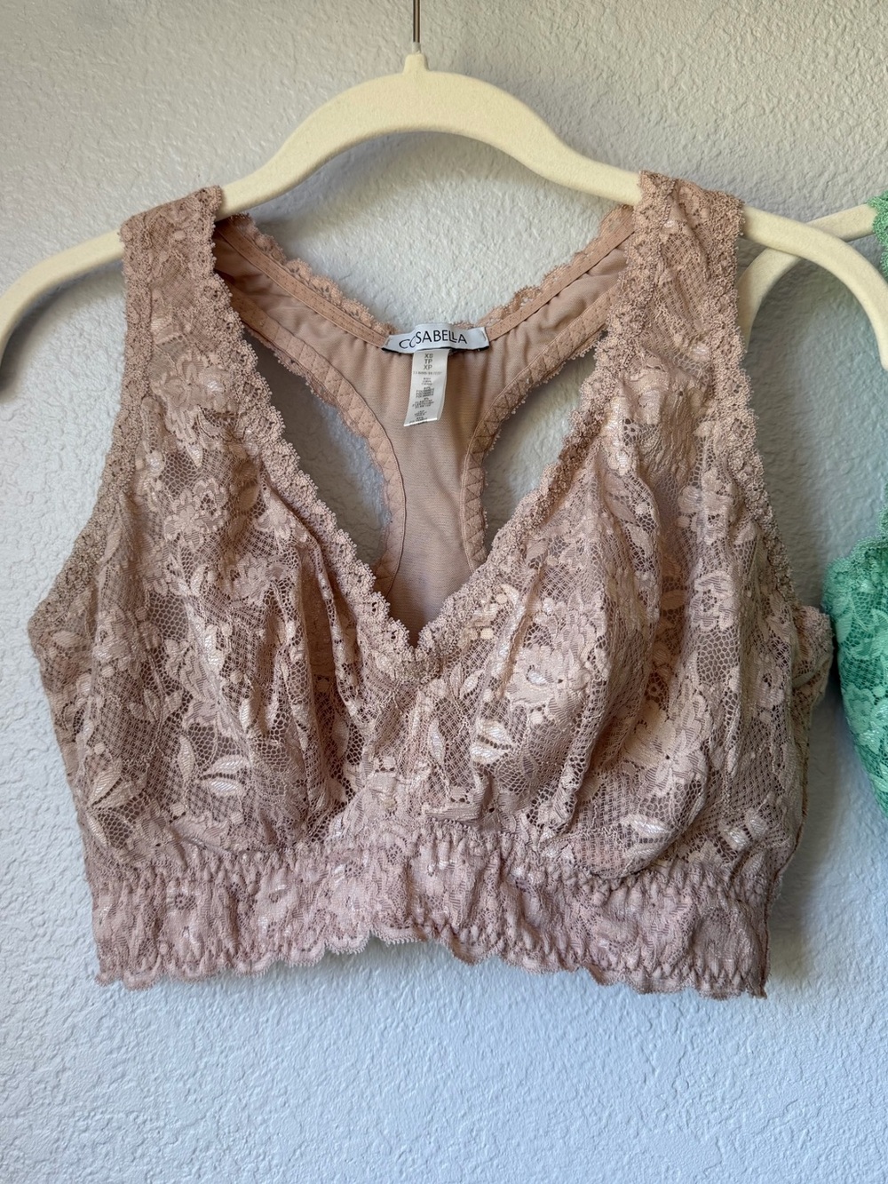 Cosabella Never Say Never Super Curvy Racie Racerback Bralette Set, XS, EUC - Picture 3 of 14